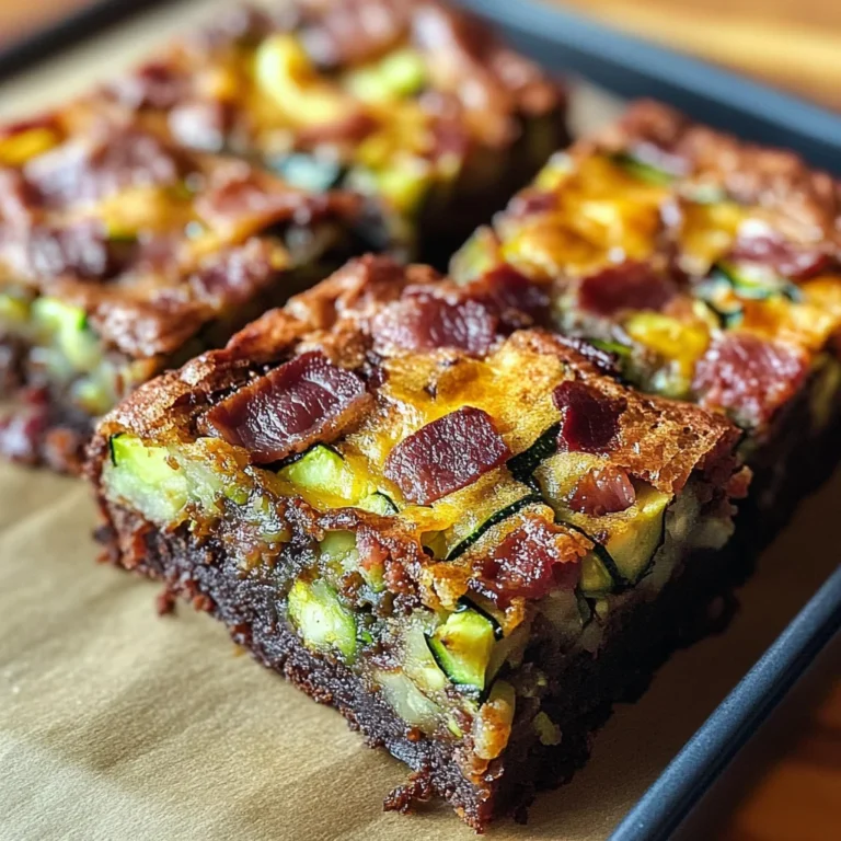 Brownie salé original et gourmand