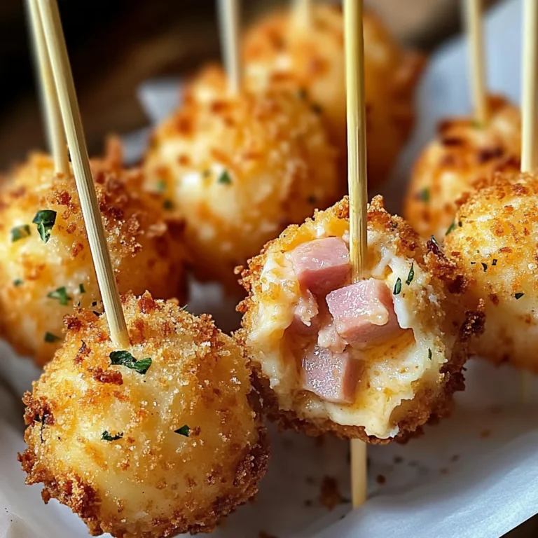 Cake pops salés jambon de poulet fromage
