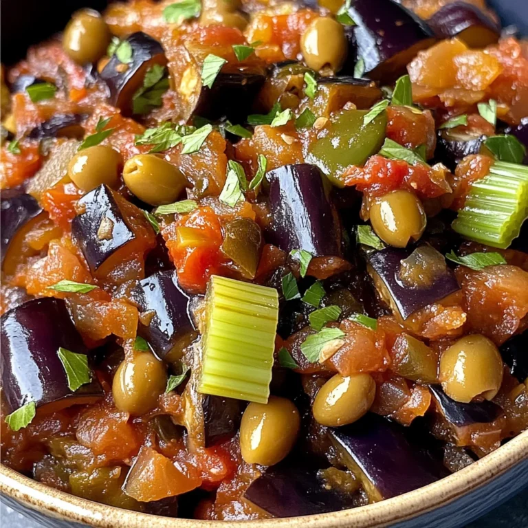 Caponata sicilienne authentique
