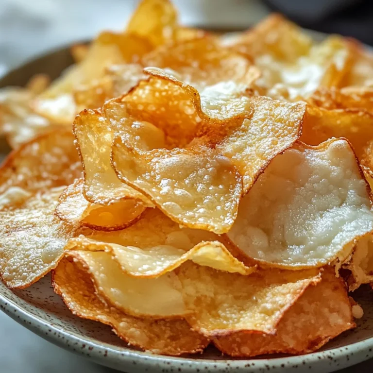 Chips de fromage blanc