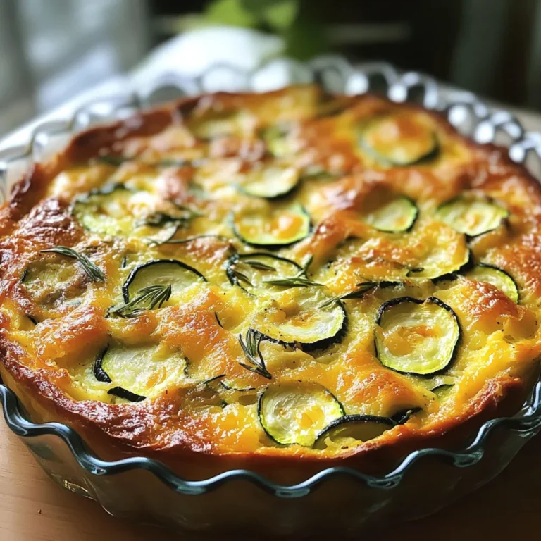 Clafoutis de courgettes au parmesan
