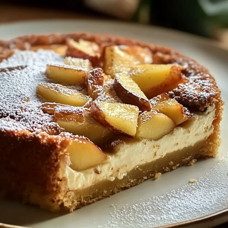 Fondant Moelleux aux Pommes et Mascarpone