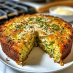 Gâteau moelleux courgettes parmesan