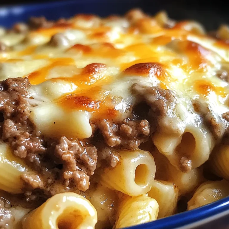 Gratin Pâtes Bœuf