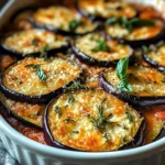 Gratin d’aubergines savoureux