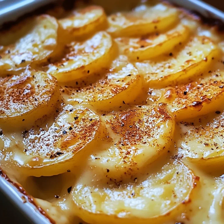 Gratin de pommes de terre crémeux
