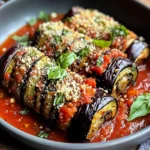 Involtini d'aubergines à la ricotta
