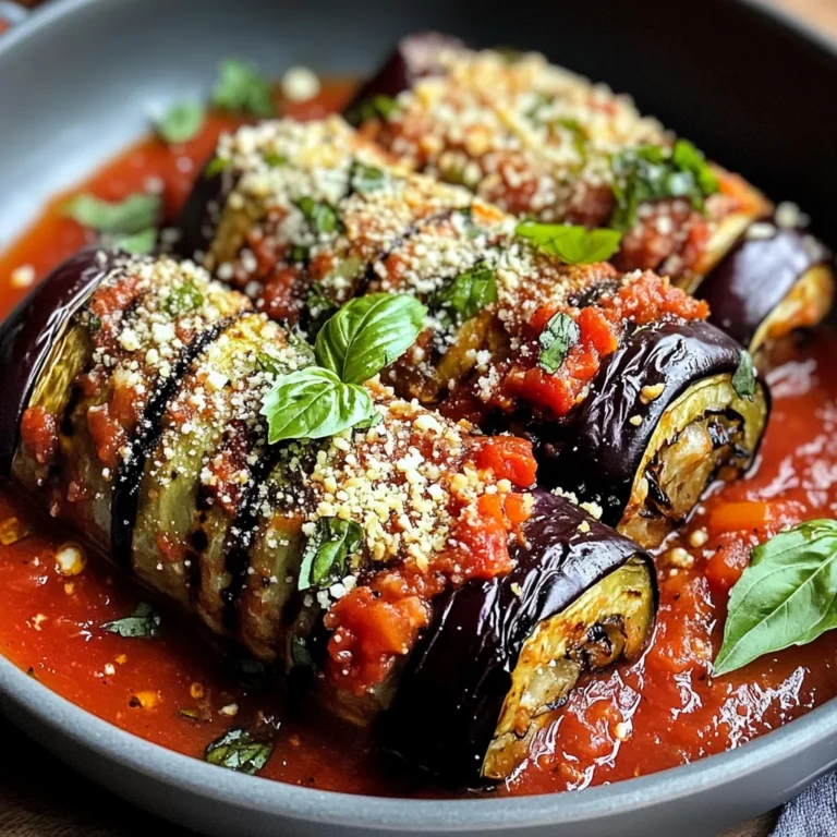 Involtini d'aubergines à la ricotta