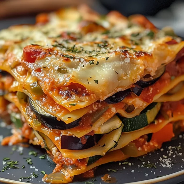 Lasagnes aux légumes d'été