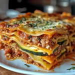 Lasagnes courgettes chair à saucisse