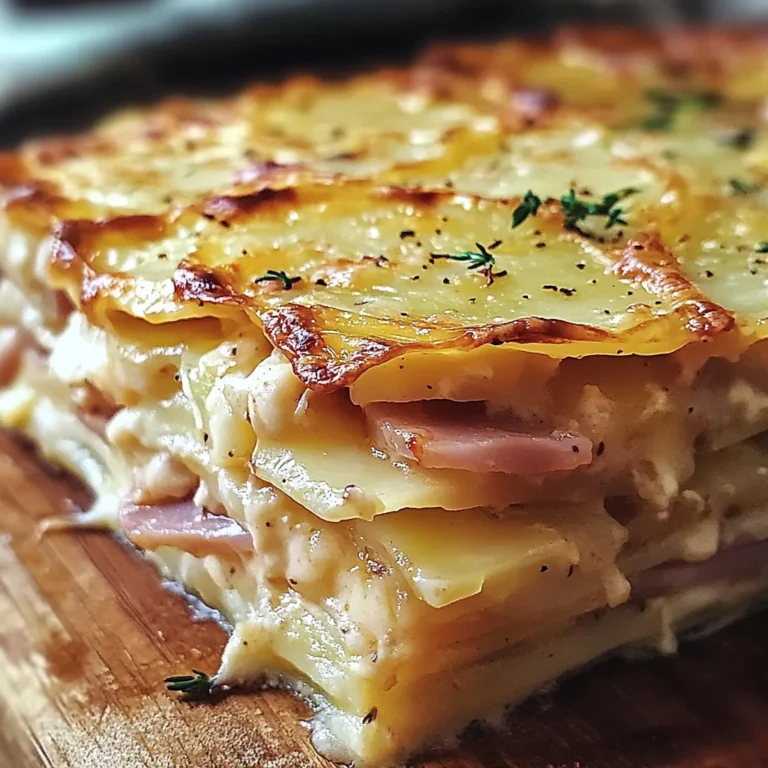 Lasagnes de Pommes de Terre Gourmandes