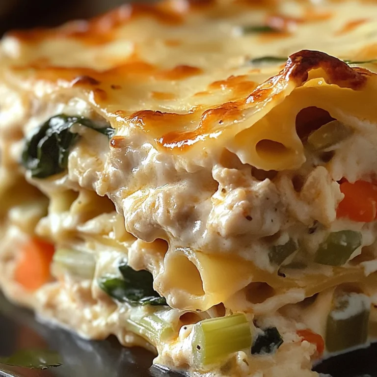 Lasagnes familiales aux légumes et poulet