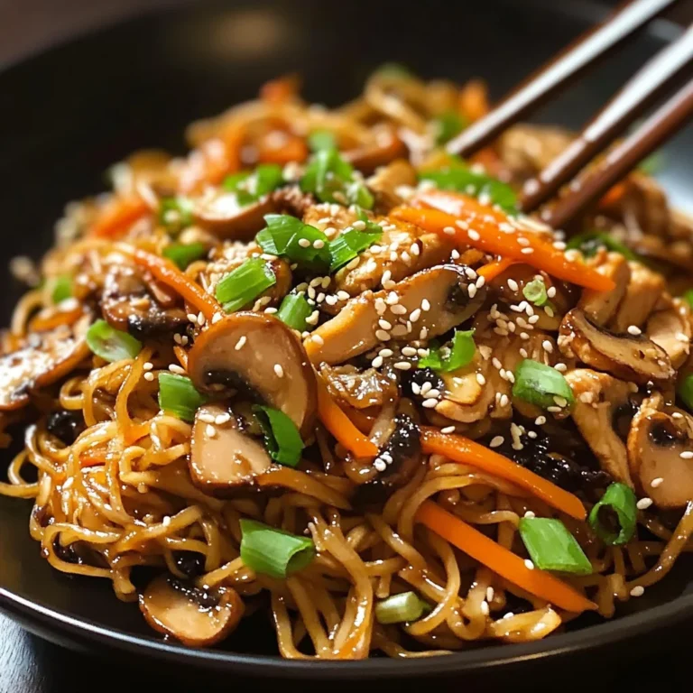 Nouilles sautées asiatiques rapides