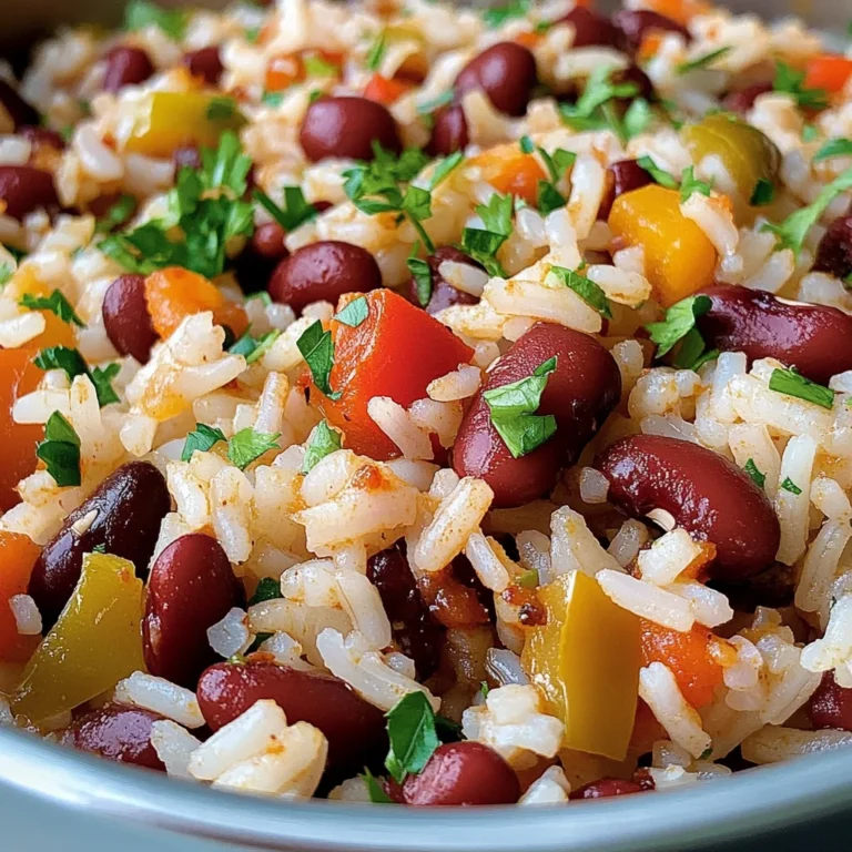 Riz Cajun aux Haricots Rouges