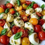 Salade Caprese Crémeuse