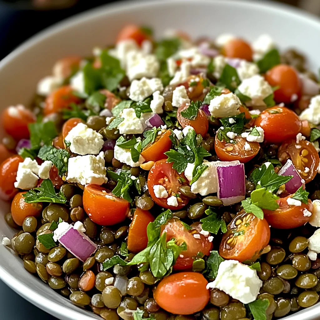 Salade Croquante de Lentilles & Feta