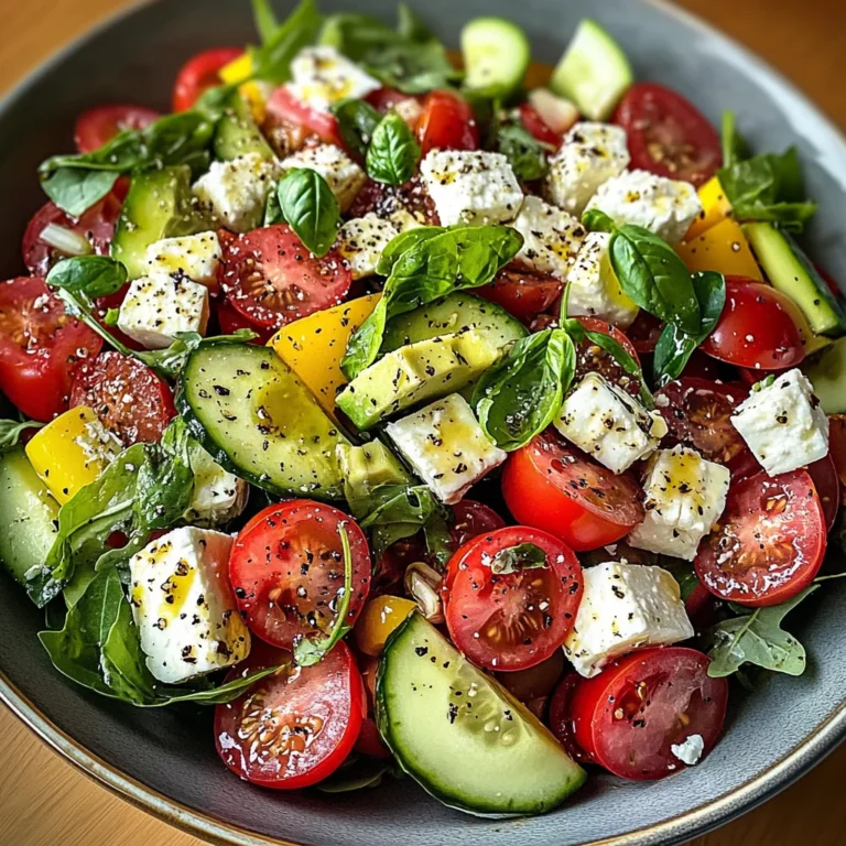 Salade d'été légère et fraîche