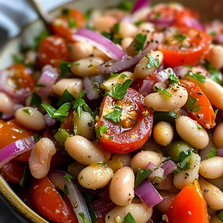Salade turque haricots blancs