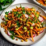 Salade végétarienne fraîche et croquante