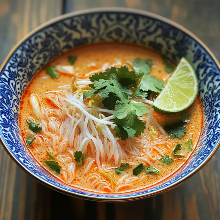 Soupe thaïe légère et parfumée