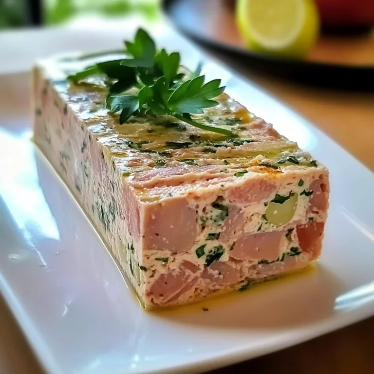 Terrine de thon simple et savoureuse