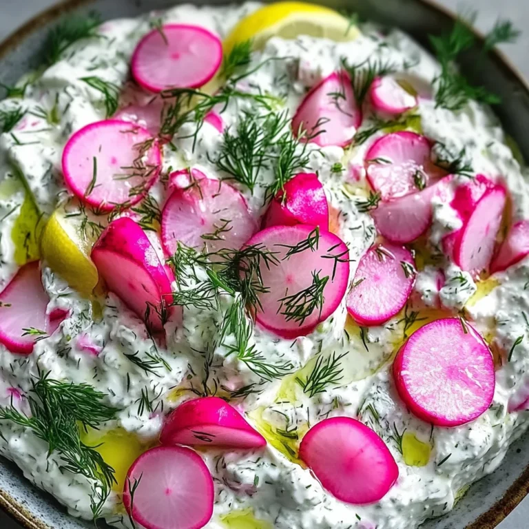 Tzatziki aux radis et herbes