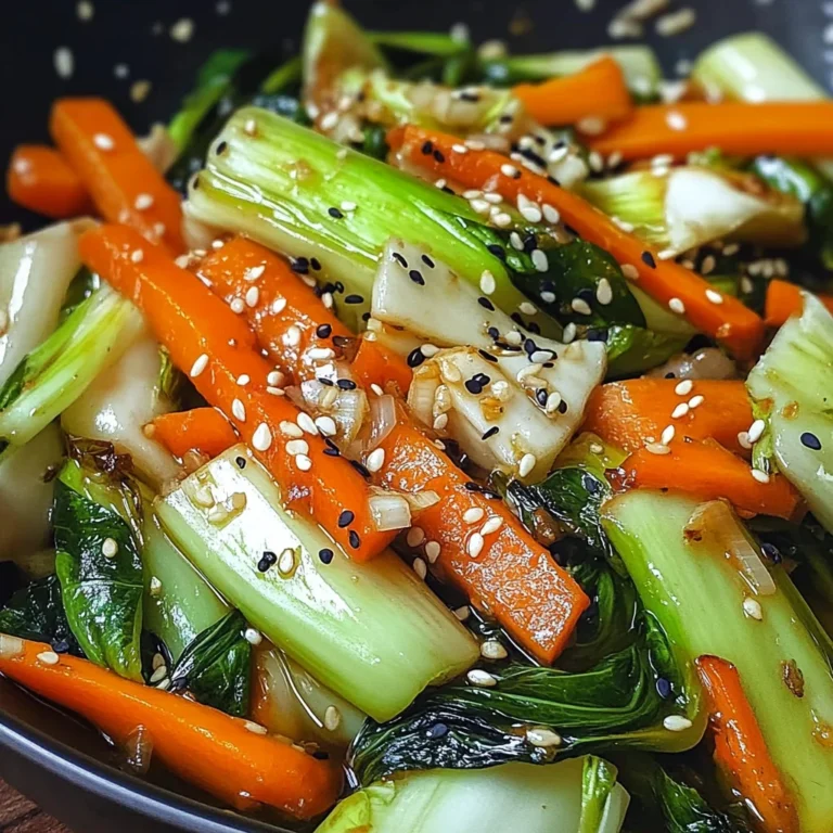Wok croustillant aux légumes asiatiques