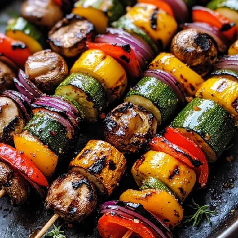Brochettes de Légumes Grillés