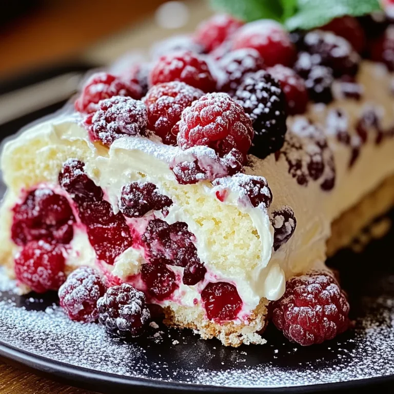 Bûche de Noël au Mascarpone, Chocolat Blanc et Framboises