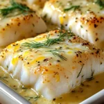 Cabillaud au Four à la Moutarde et Crème Citronnée