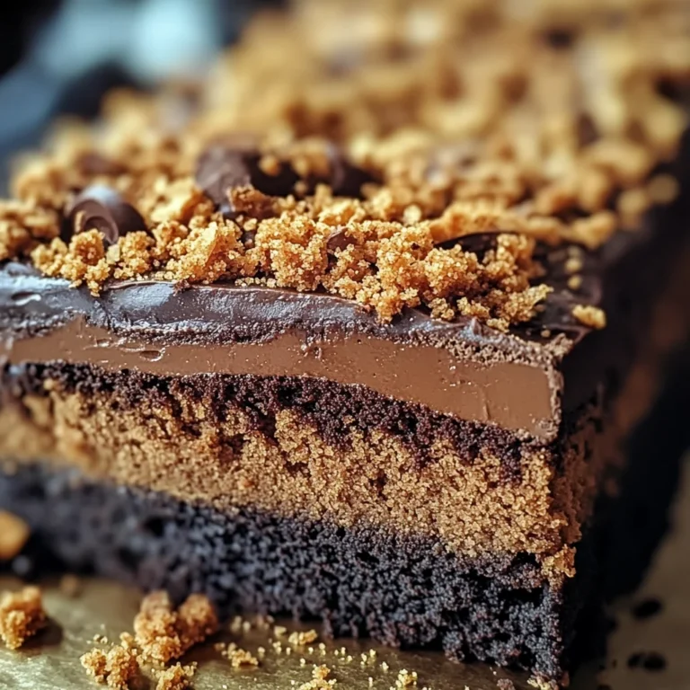 Cake chocolat & spéculoos