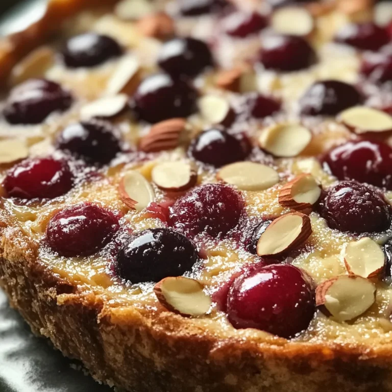 Clafoutis aux cerises et amandes : un dessert fondant au cœur de l'été