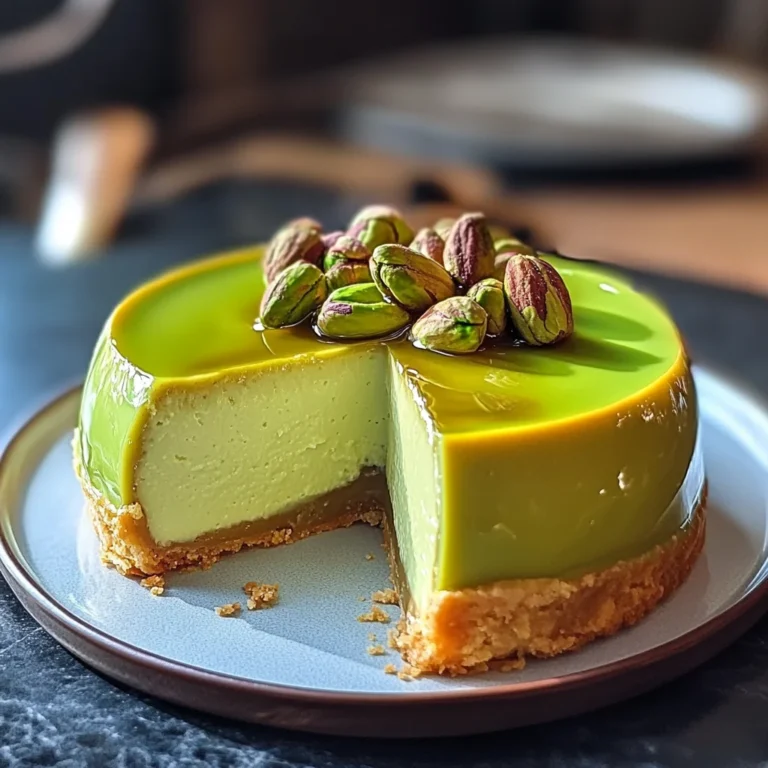 Flan Pistache Maison : Une Douceur Crémeuse à Déguster Sans Modération