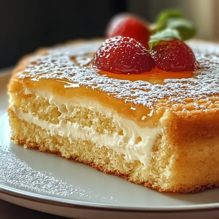 Gâteau Crémeux avec 3 Yaourts et 2 Œufs
