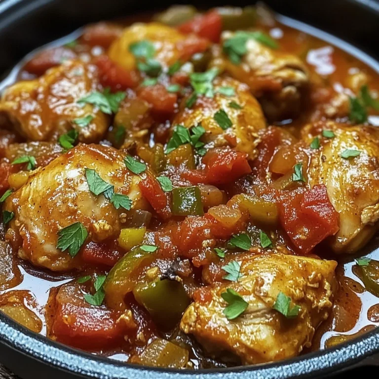 Marmite de poulet façon espagnole