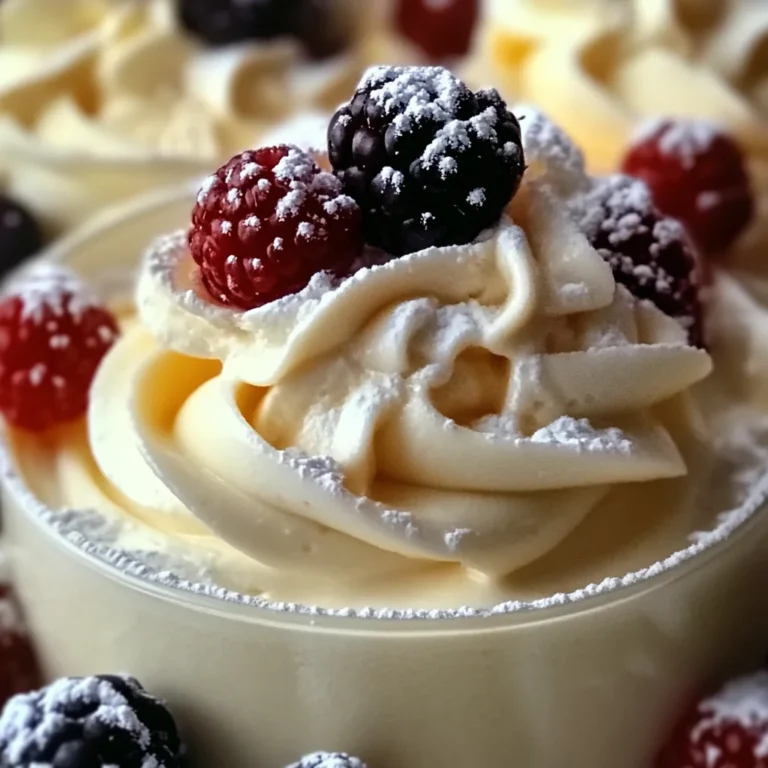 Mousse au Chocolat Blanc et Mascarpone