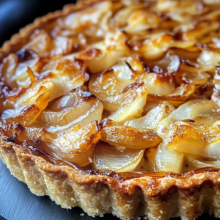 Tarte à l’Oignon Alsacienne : Une Recette Gourmande et Réconfortante
