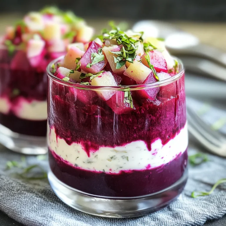 verrine betterave fromage frais
